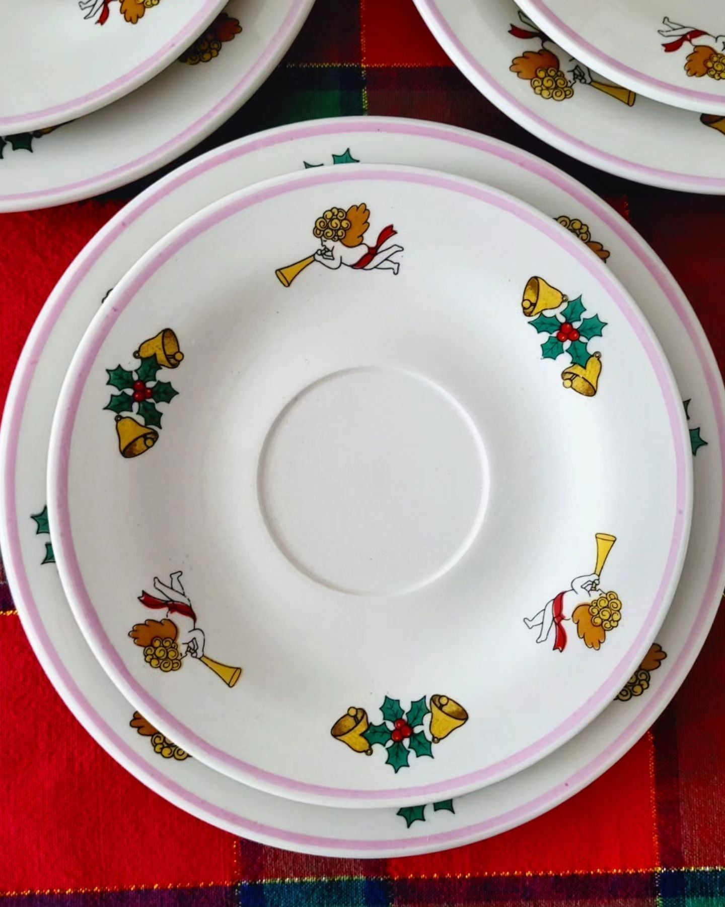 Conjunto de Porcelana  Natalino com 9 Peças