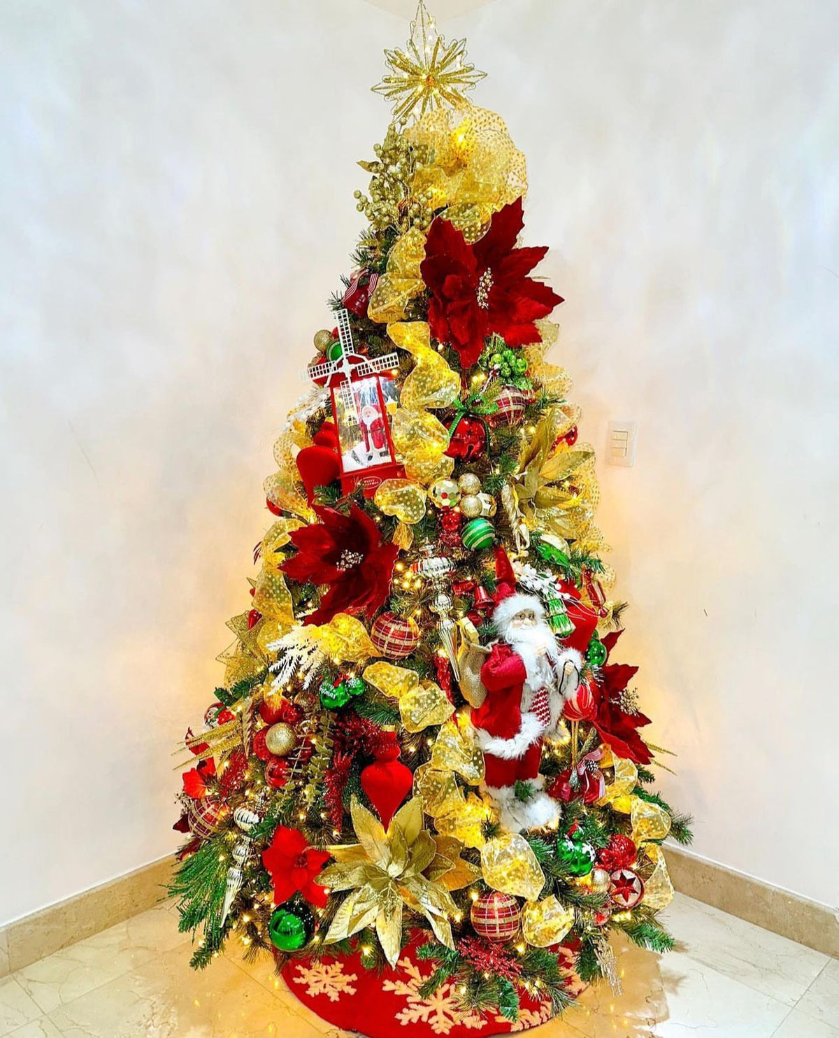 Árvore de Natal Pequena  + Decoração 360º Link Inclusa - 1,50 Metros