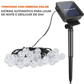 Varal de Luzes Led para Decoração - Iluminação Casual & Festas